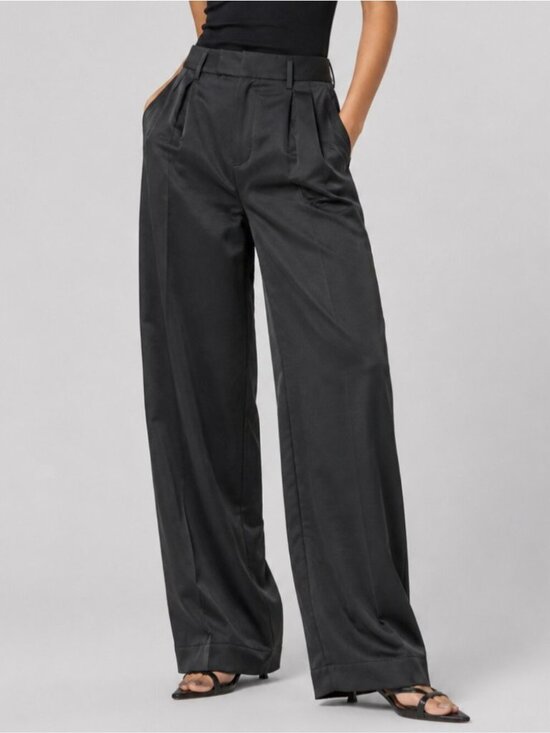 a new day Pants - a new day Wide Leg Satin Pants
